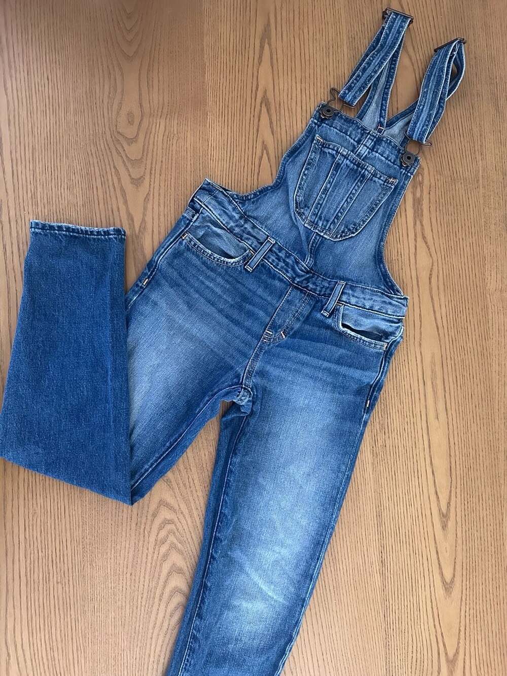 Abercrombie Kids Blue Denim Overalls Size Small